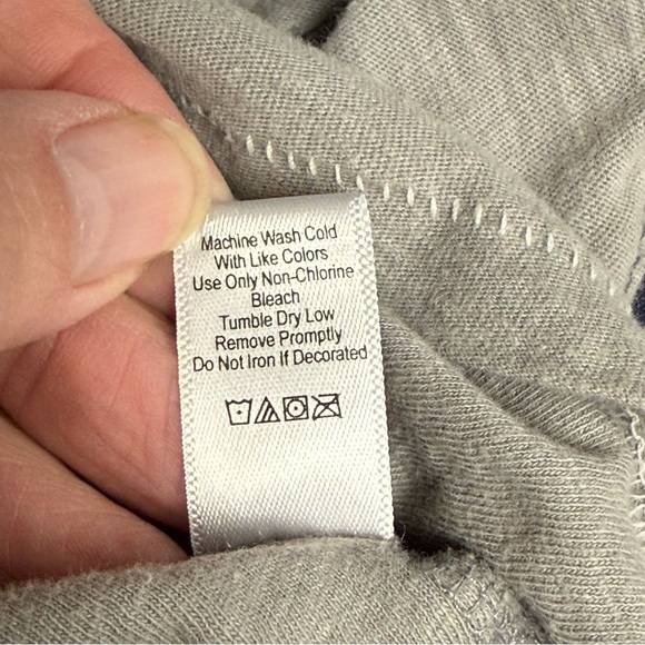 Dallas Cowboys Legends V-Neck Tee Navy Gray Vintage Style L NFL - Picture 10 of 11